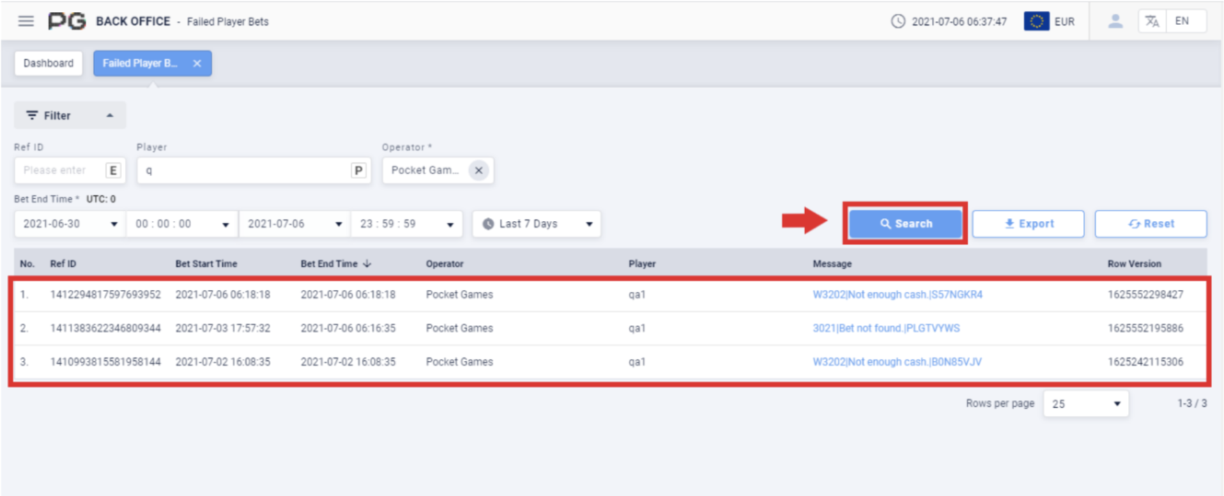 fail player bet search fail player bet search