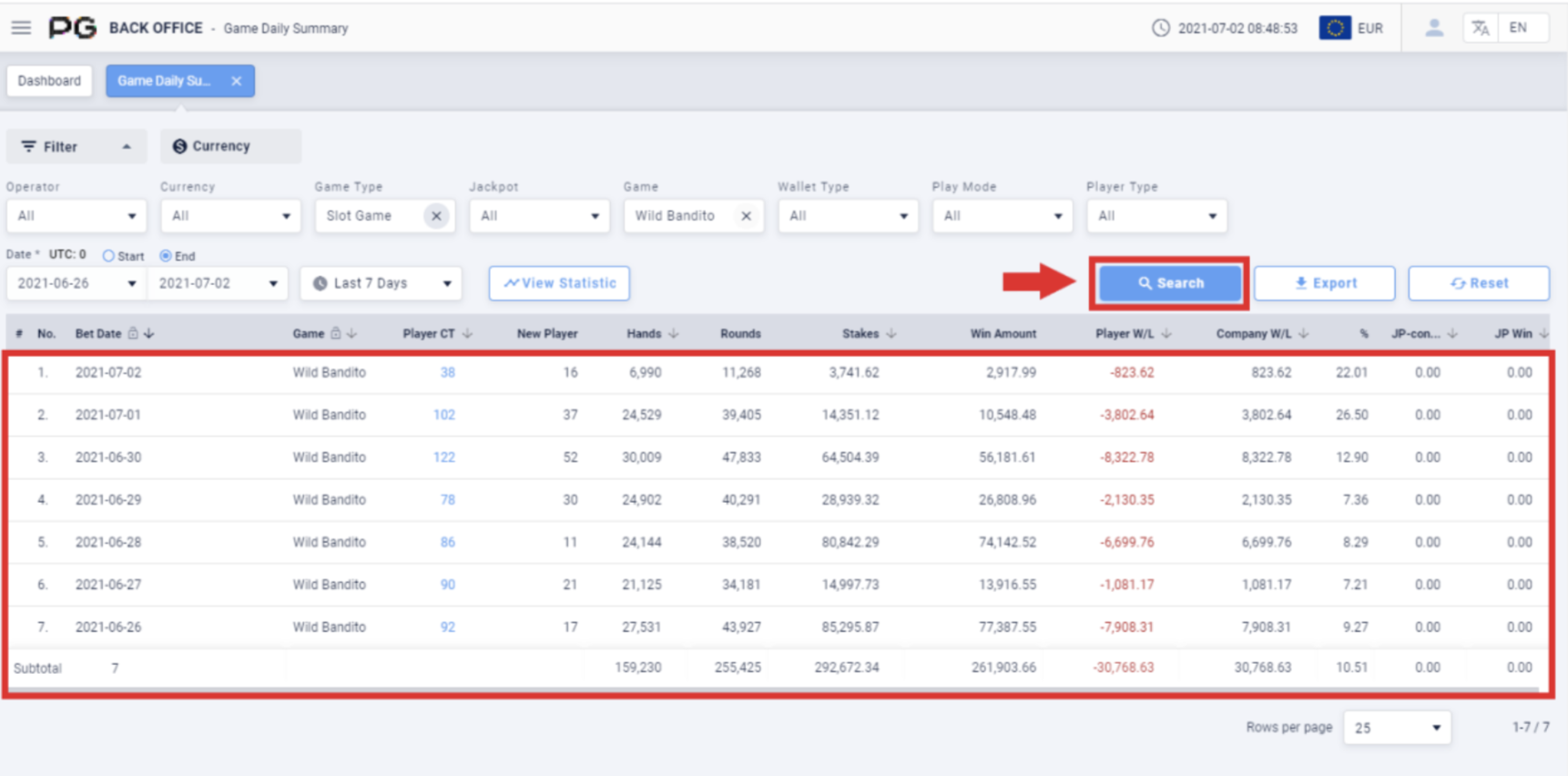 Game daily search Game daily search