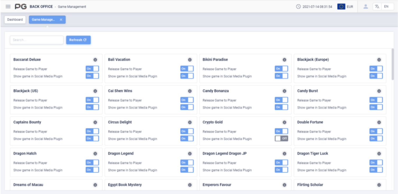 Game management Game management
