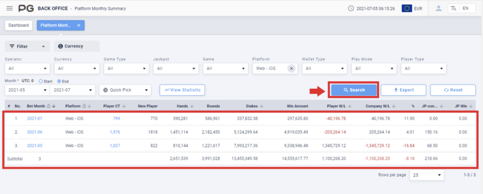 platform monthly search platform monthly search