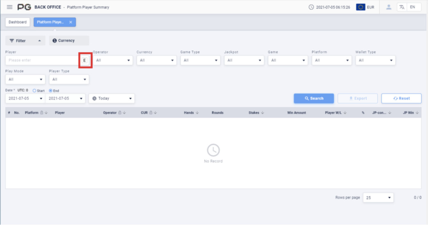 platform player platform player