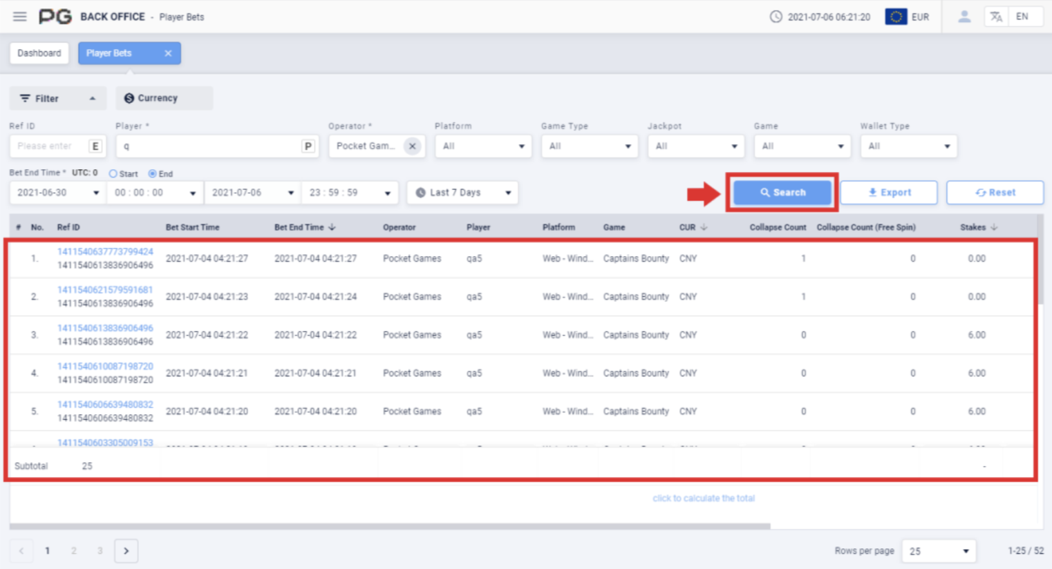 player bet search player bet search