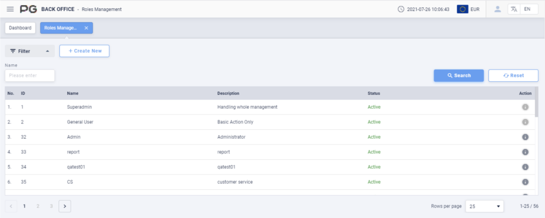 Role management create